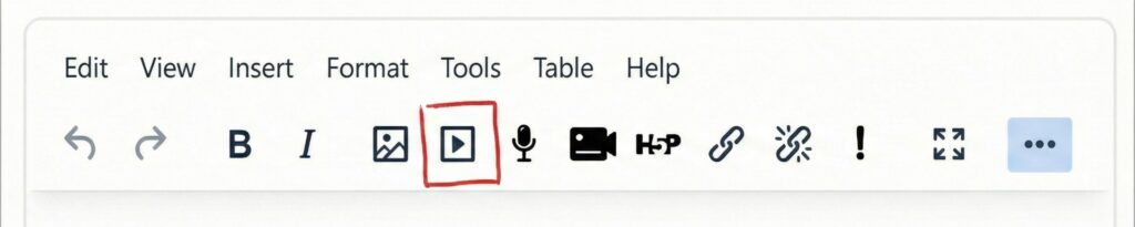 Atto multimedia button
