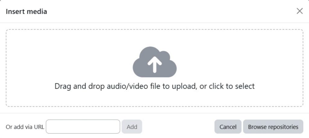 Atto Add media button
