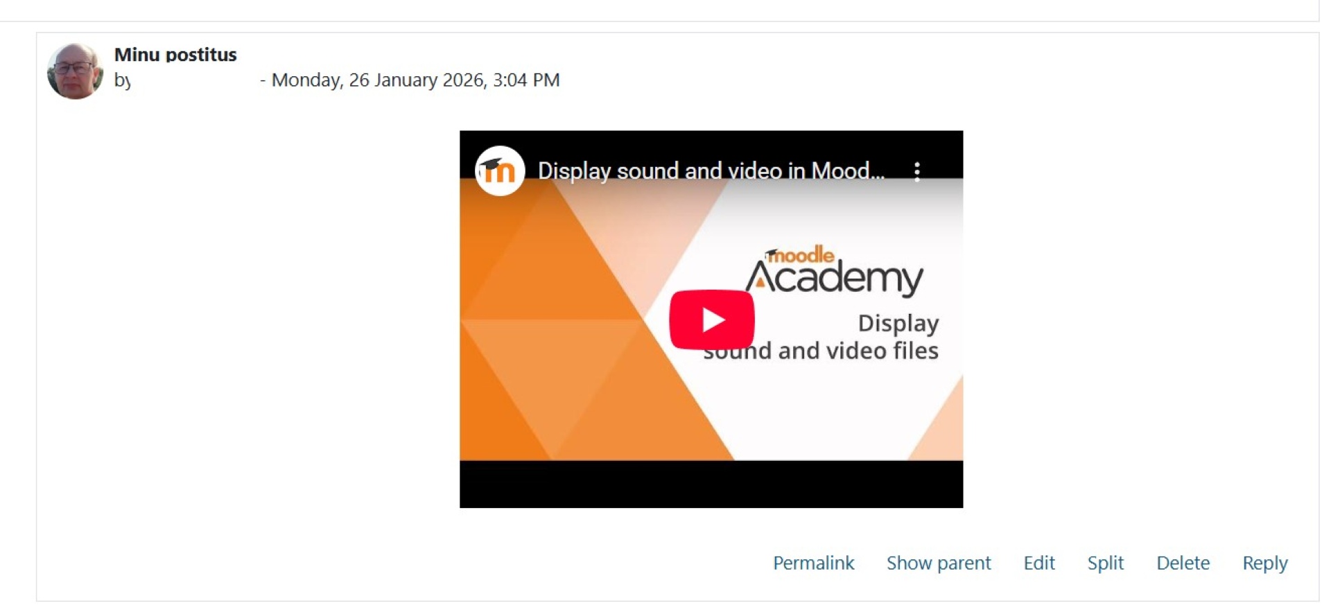 Atto video peale salvestamist.