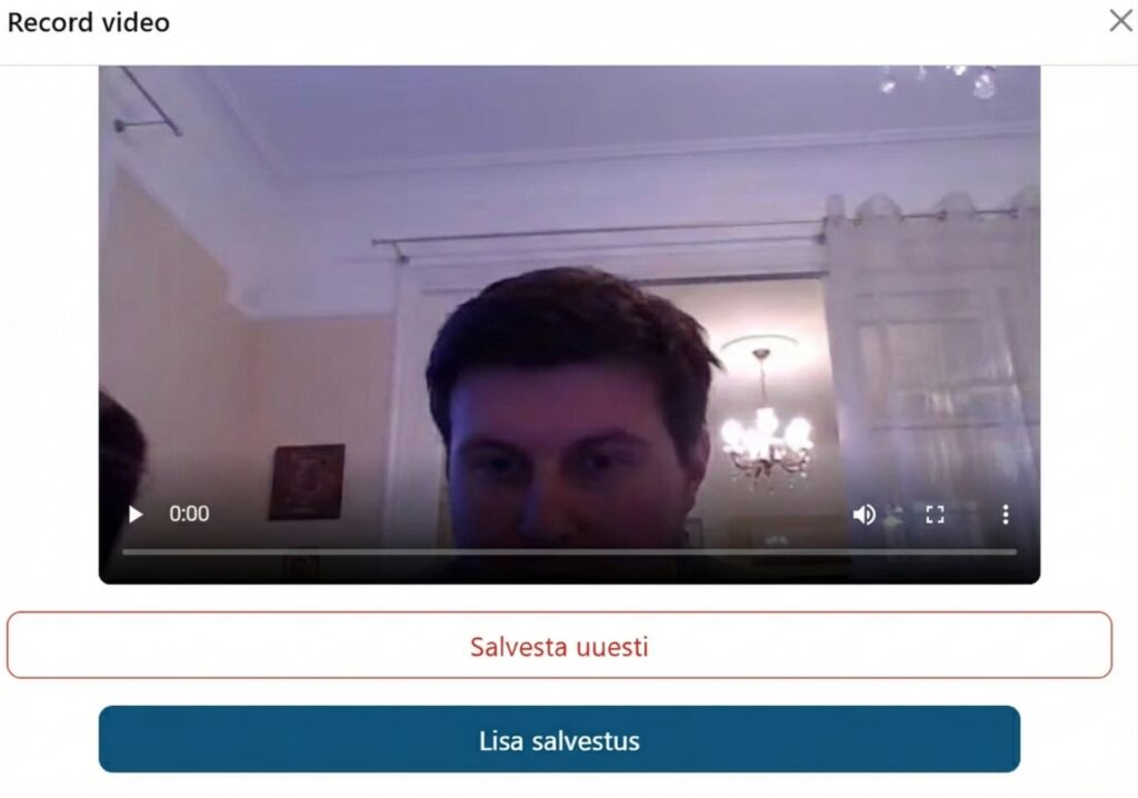 Moodle video kontrool ja lisamine