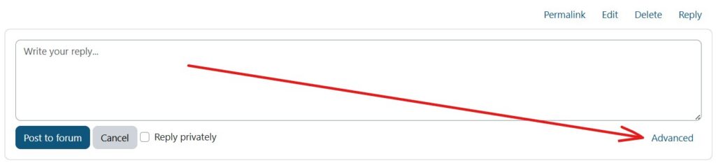 Moodle advanced Atto editor nupp ENG
